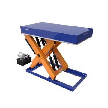 Løftebord TT 10000 – 10 000 kg, 1500 mm løftebevegelse, 2500 x 1300 mm