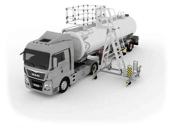 Adkomstløsninger og arbeidsstasjoner for tankbiler