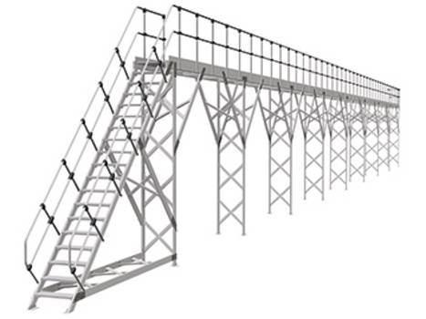 Gulvmonterte arbeidsplattformer