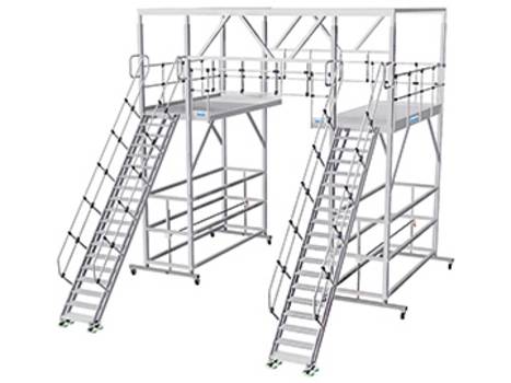 Arbeidsplattformer på tak