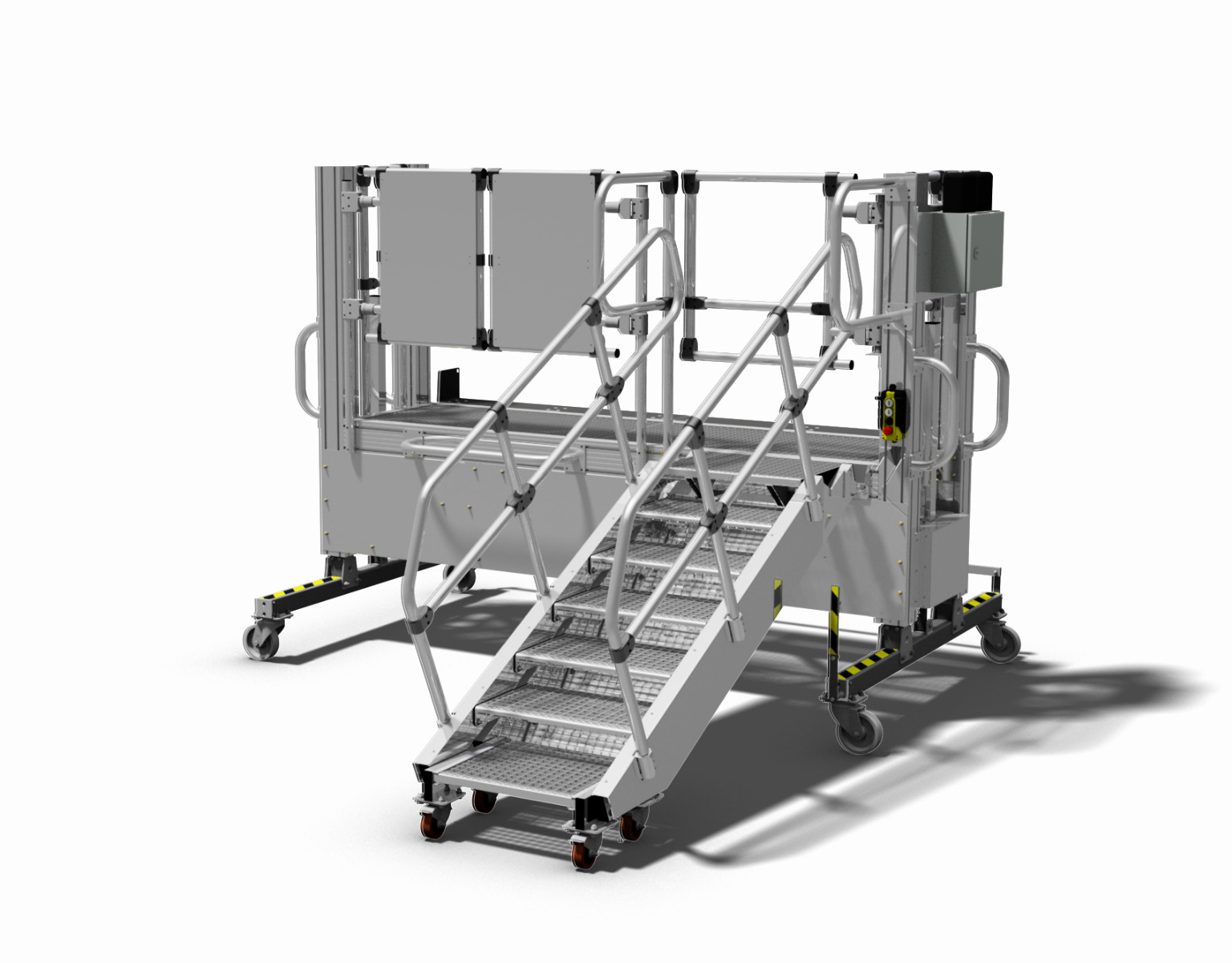 Høydejusterbare sidearbeidsplattformer