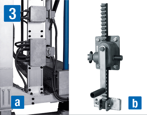 Høydejusterbare sidearbeidsplattformer