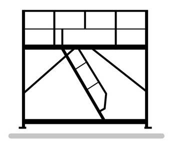 Arbeidsplattform, stasjonær